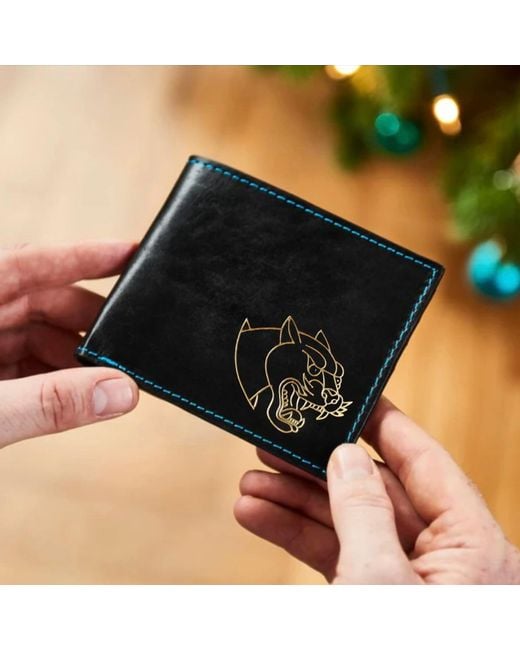 VIDA VIDA Black Panther Leather Card Wallet for men