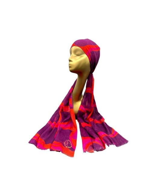 Julia Clancey Red Jcjc Claret Modal Reversible Scarf