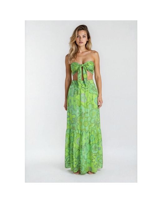Introvertie VIENNA Green Bari Neck Tie Bralette