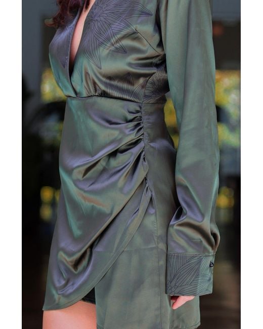 Celeste Mendis Green Nymphea Dress