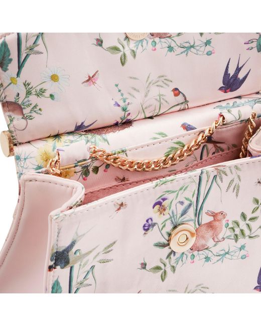 Fable England Pink High Tea Mini Top Handle Tote