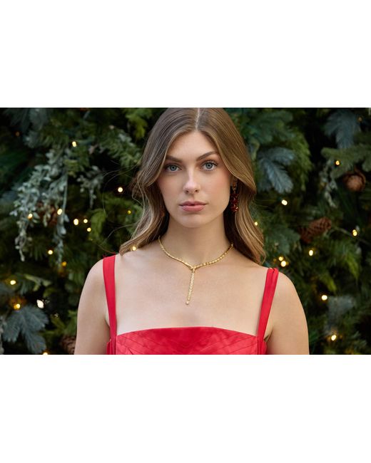 Adriana Pappas Designs White Crystal Slither Choker