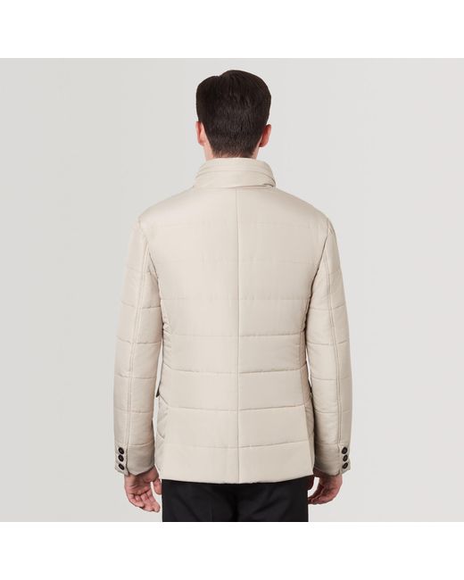 SEREN LONDON Natural Neutrals Puffer Suit Jacket for men