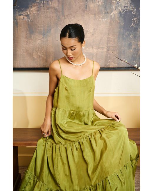 Silk and Bears Green Valentina
