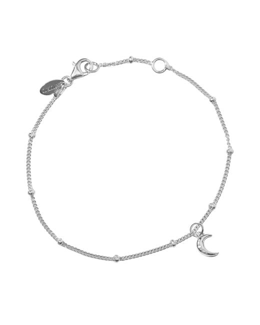 Muru Metallic Tiny Moon Bracelet