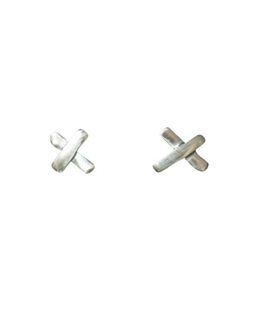 Oolo London Metallic The Xx Recycled Studs