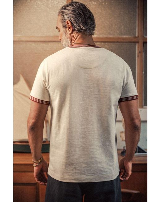 &SONS Trading Co Natural Neutrals Fontana T-Shirt Raw for men