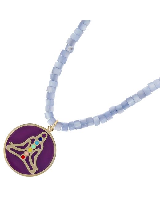 Ebru Jewelry Metallic Chakra Necklace