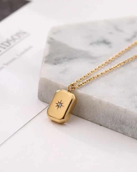 Kybele Studio Metallic Starlight Charm Necklace