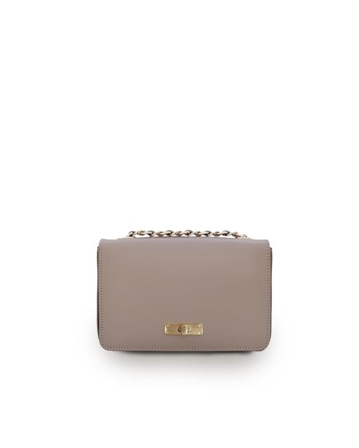 Apatchy London Gray Neutrals The Grace Mocha Leather Bag