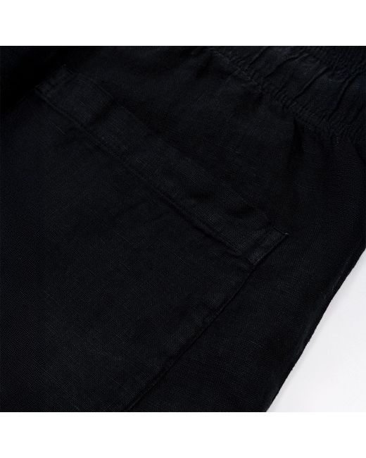 VLD Black Malibu Linen Short for men