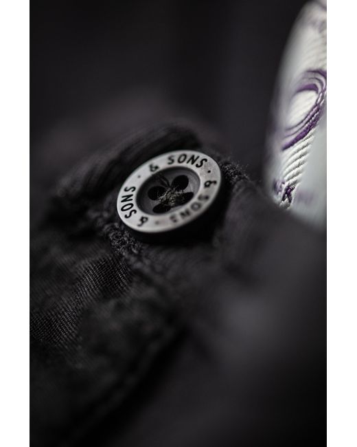 &SONS Trading Co Black The New Elder Henley Shirt for men