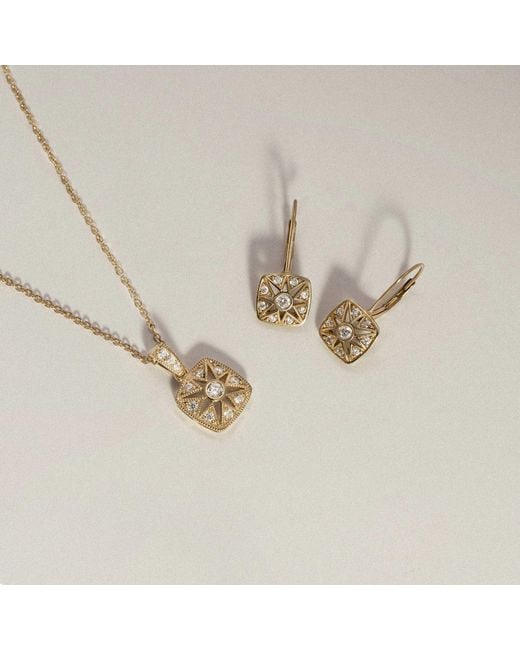 Diamonbliss Metallic Marilyn Monroe Vintage Square Pendant Necklace