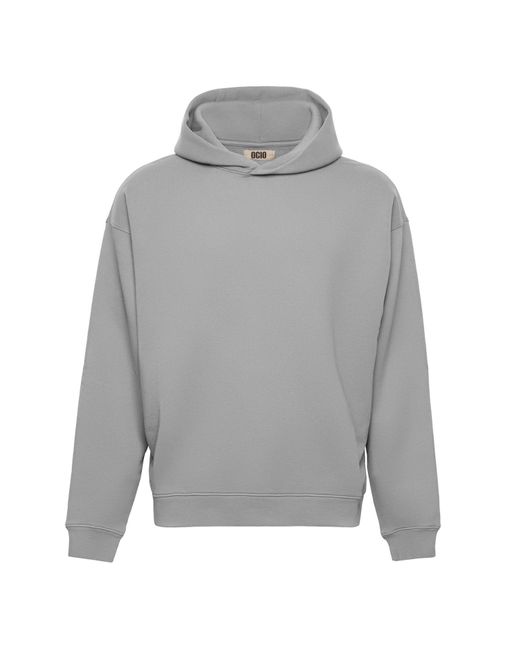 Ocio Leisurewear Gray Neutrals Oversized Hoodie for men