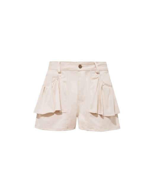 Cótier Denim Natural Neutrals Brise Shorts