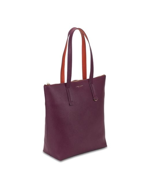 CAMPO MARZIO Roma 1933 Purple Cameron Vertival Bag Plum