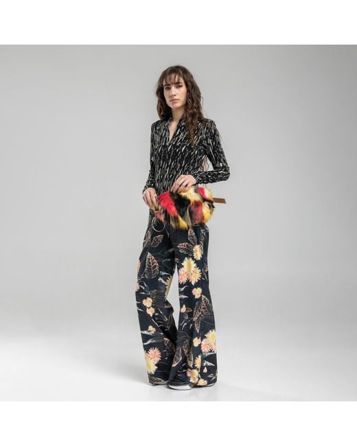 ARTISTA Black Balance Wide Leg Palazzo Pants