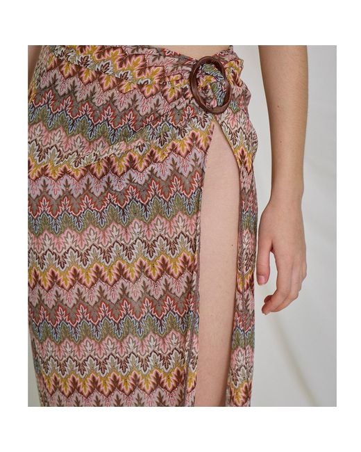 Aulala Paris Brown Neutrals Rose Blush Broderie Beach Sarong