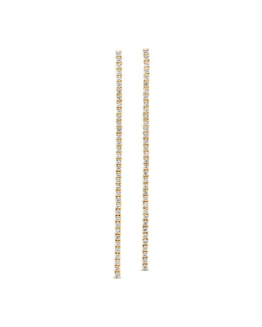 SALLY SKOUFIS Metallic Flirtation Earring With Made Diamonds