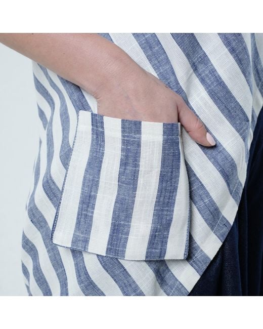 Metamorph Blue Sleeveless Top