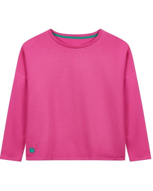 Lounge Blue Boxy Sweatshirt Light