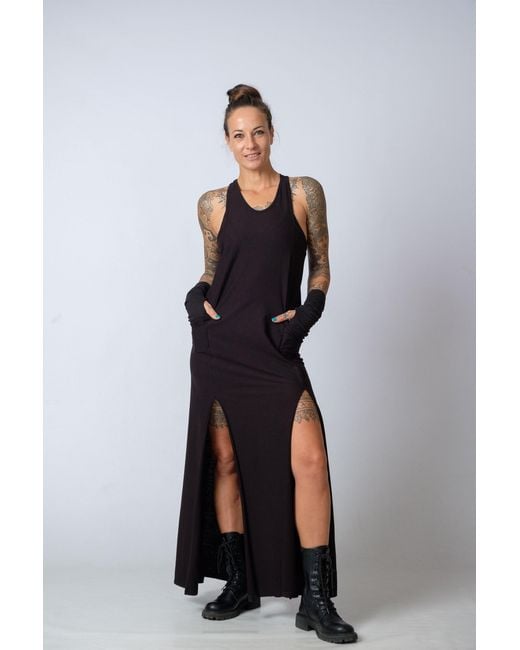 Yogi8Apparel White New Maxi Racer Back Dress