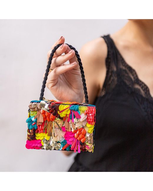 Simitri Red Pinata Mini Bag