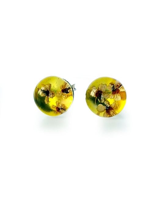 Laura Daili Yellow A Wild Sunny Summer Meadow Earrings