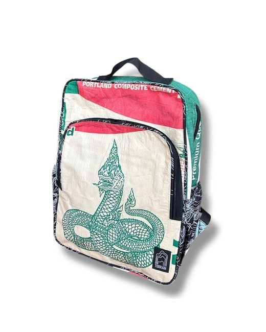 Torrain Recycled Bags Green Neutrals Naga Giri Backpack
