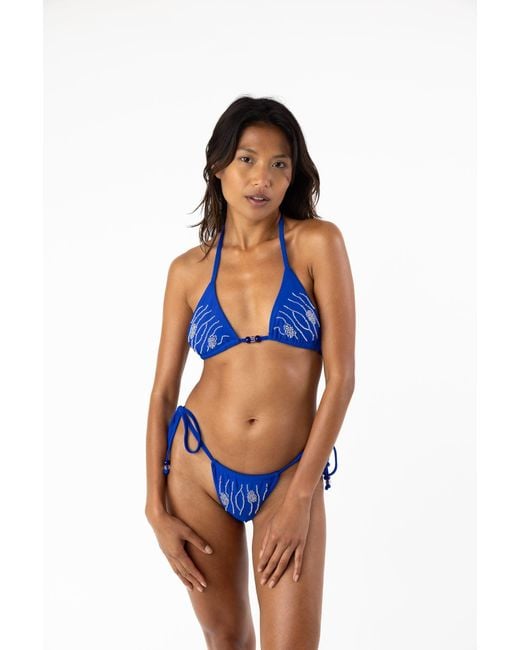 Raw Potential Blue Alana Bikini Bottoms