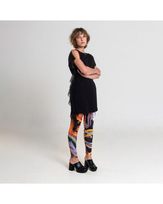 ARTISTA Blue Revolution Printed Leggings
