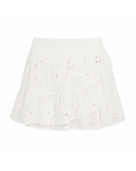 Muche Et Muchette White Surya Mini Skirt