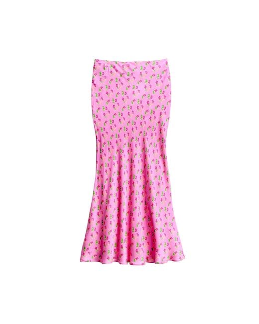 Lost Pattern Pink Beach Blossom Skirt