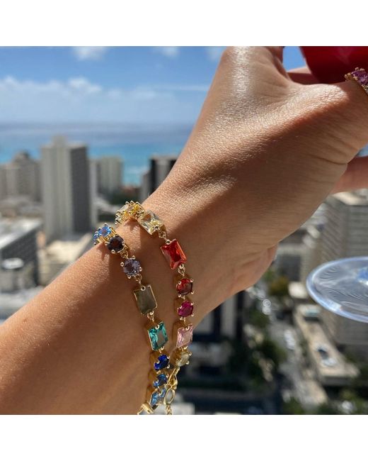 Native Gem Red Jagger Bracelet- Calypso