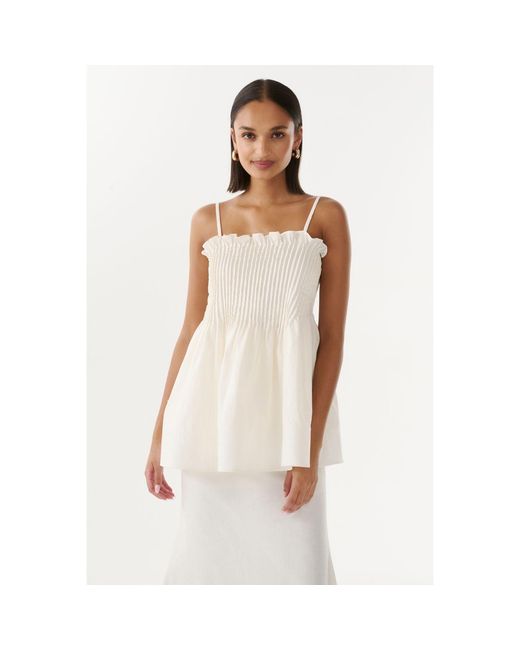 Justin Tong White Ivory Top
