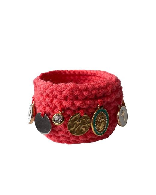 Hilo De Mar Red Vieira Narrow Bracelet
