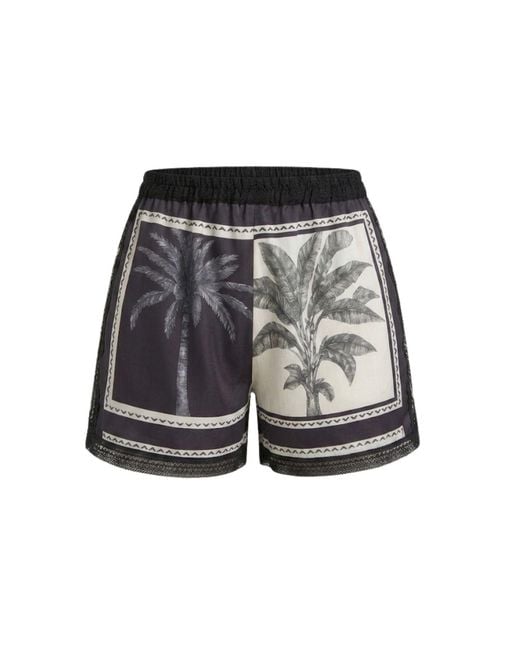 GLAM ON YOU Gray Jafara Shorts