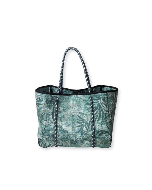 Pop Ups Brand Blue Everyday Tote Jungle Fever Denim