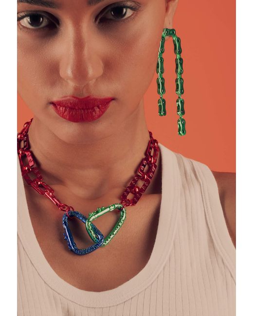 Lavani Jewels Red Antonia Necklace