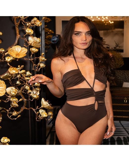 Ciao Bella Monte Carlo Brown Bali Swimsuit