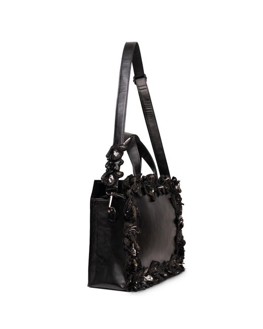 Simitri Black Midnight Bloom Tote