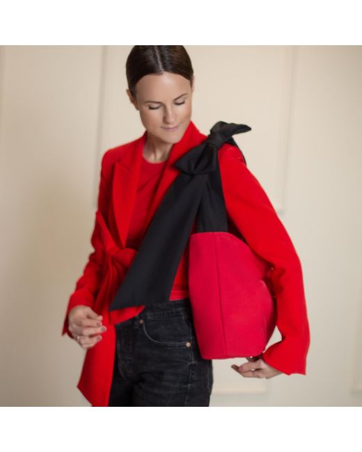 RainSisters Red Queen Bow Tote Bag