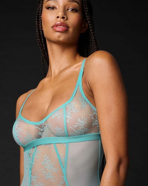 Journelle Blue Romy Bodysuit Ocean