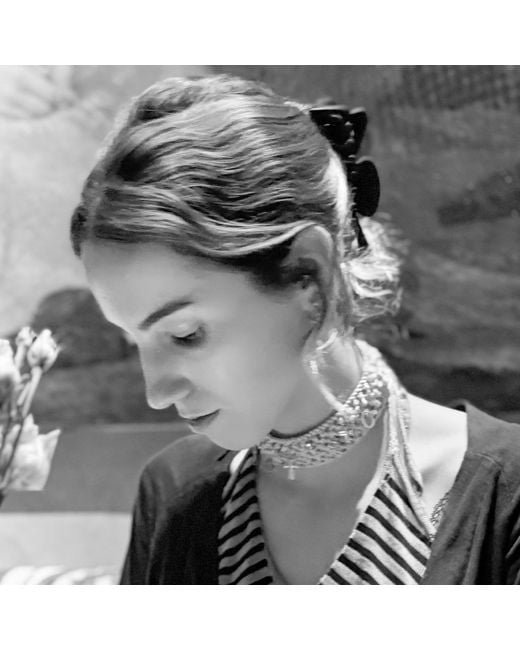Hilo De Mar Metallic Choker Necklace Sunshine With Charms