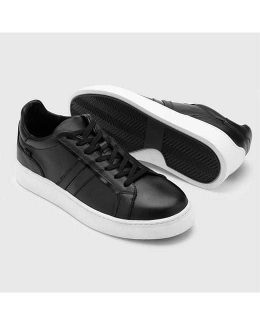 Ilvi Black Ezri Leather Sneaker for men
