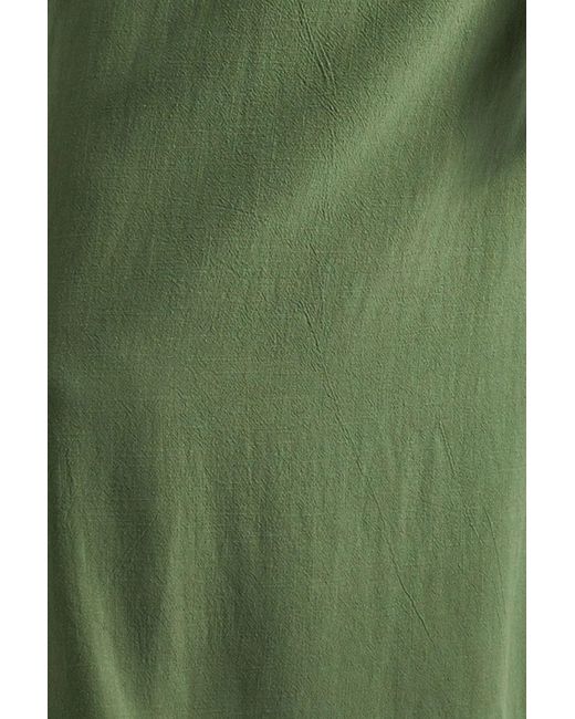 Louche Green Phoenix Linen Mix Jumpsuit