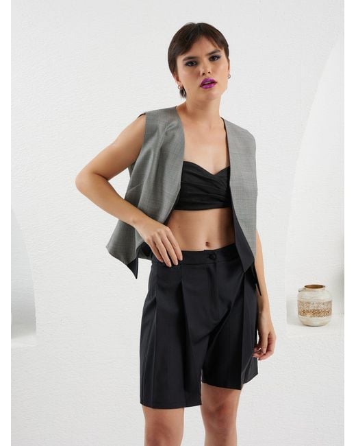 Lumina Eligma Black Collar-Elle Vest