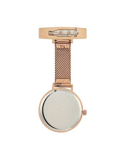 Bermuda Watch Company Natural Annie Apple Meraki Blush Mesh Fob 35