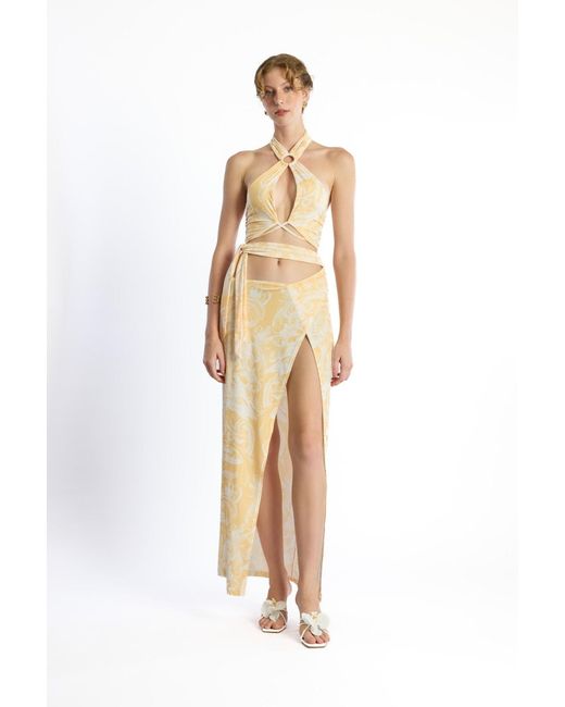 No'design Natural Glide Slit Maxi Skirt