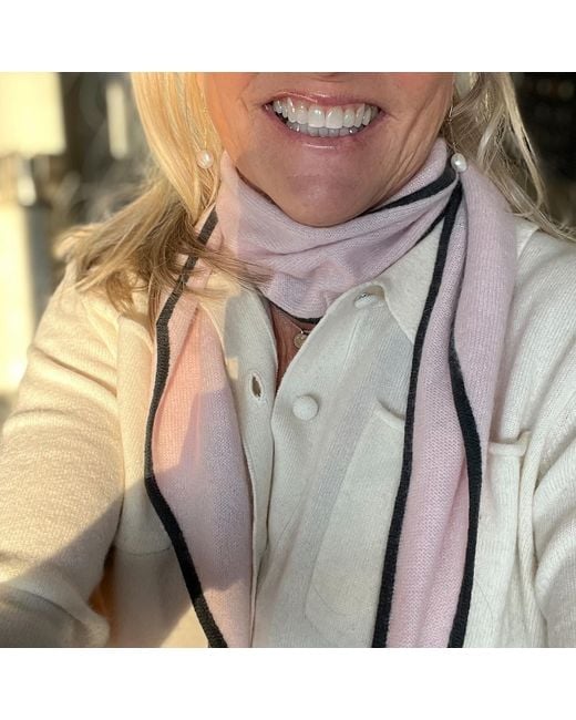 tirillm Gray Ayla Small Neck Scarf
